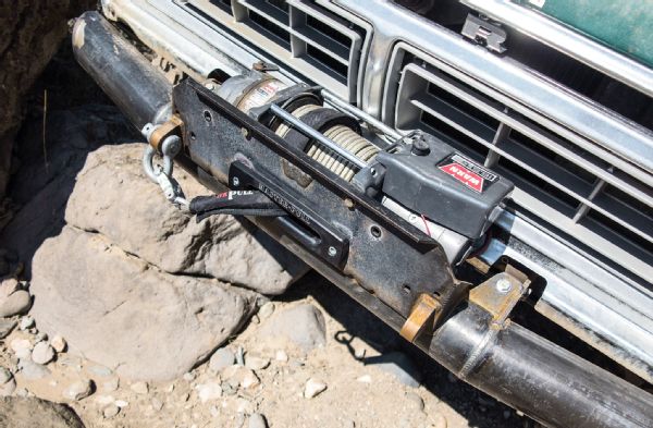 custom front bumper with winch