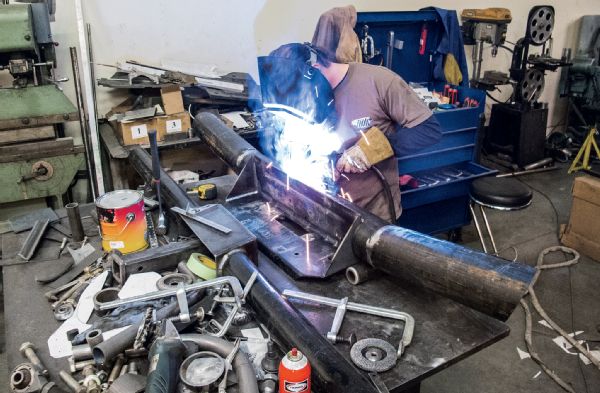 welding front bumper